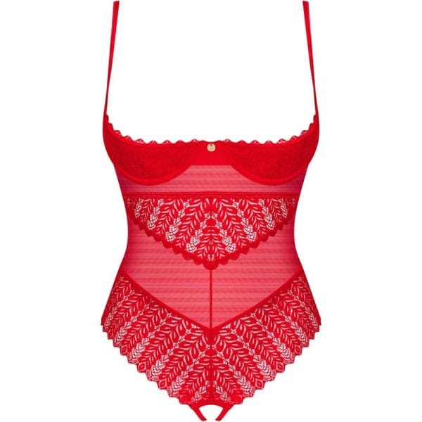 OBSESSIVE - INGRIDIA CROTCHLESS RED XS/S 5